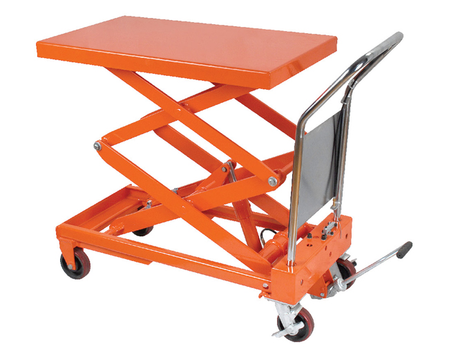 雙剪式分體式油缸結(jié)構(gòu)平臺車