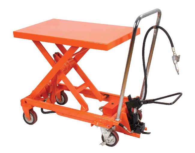 單剪式氣動(dòng)液壓雙功能平臺(tái)車