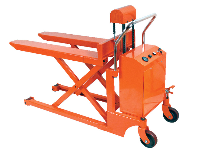 貨叉式電動(dòng)搬運(yùn)堆高兩用車(chē)